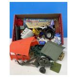 Bag Of Assorted Military, Figures, Buttons,