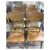 Set of 6 Pressback Chairs, some need repaired