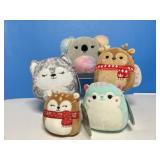 5 Squishmallows 5 " or Smaller - Serene, Heidi,