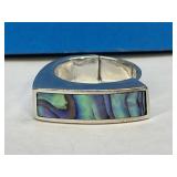 Inlaid Ring Stamped DG Sterling 925 Mexico