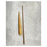 Wooden Pointer Stick and Antique Treen