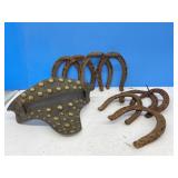 Rusty Horseshoes and Saddle Seat Part