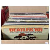 Box of LP Records: 50 Rock & Pop