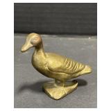 Brass Duck Statue