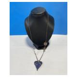 Heart-Shape Blue / Crystal 