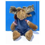 Large Plush Moose Hand Puppet Doll " Moogy " The