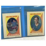 1970-71 Topps Sticker Inserts, Giacomin & Ratelle