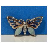 10 kt Rose Gold Butterfly Pendant Featuring