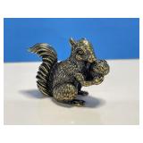 Miniature Brass Statue - Squirrel