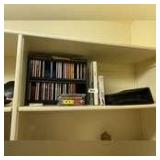 Shelf of CDs
