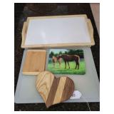 Serving Tray, Cutting Boards