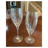 8 pcs of crystal stemware