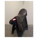 English riding saddle