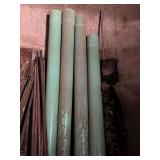 4 pcs of 6” pvc pipe