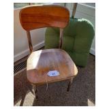 Vintage Students/Childs Chair 14 x 24 x 13, Cushion