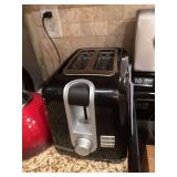 Black and Decker toaster, tea kettle