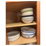 Lot of bowls including 4 serving bowls