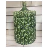 Unmarked McCoy asparagus cookie jar