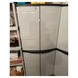 Plastic storage cabinet & contents