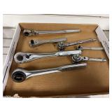 Craftsman 1/2”, 3/8”, & 1/4” drive ratchets