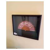 Shadow box framed fan