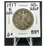 1917-S Obverse Walking Liberty Half