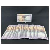 (20) Uncirculated Central Bank of Iraq 50 Dinars