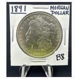 1891 Morgan Dollar