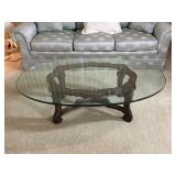 Glass Top Coffee Table