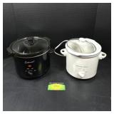 Continental & Proctor Silex Small Crock Pots