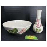 Collectable FTD Floral Vase and Ceramic Set