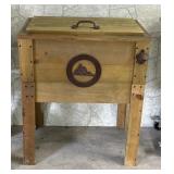 Wooden Cooler with Bottle Opener