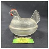 Glass Nesting hen