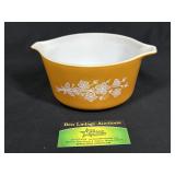 Pyrex Butterfly Gold 473-B casserole