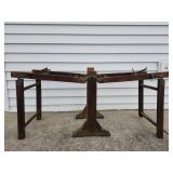 Wooden wash stand