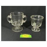 Double Handle Sugar Bowl and Dish