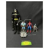 Spider Man, Star Wars & Batman Action Figures