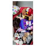 Large Lot of Stuffed Animals