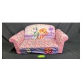 Girls Paw Patrol Fold Out Small Couch