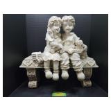 Outdoor children statue