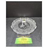 Waterford lead crystal holiday tray