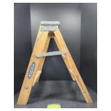 Werner wooden step ladder