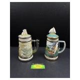 Pair Of Nautical Steins