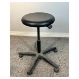 Bevco Black Rolling Stool