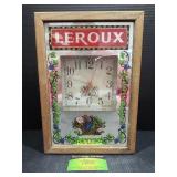 Leroux Wooden Framed Clock