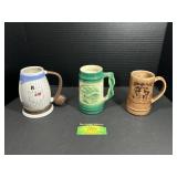 Budweiser and Falstaff Steins