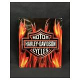 Harley-Davidson Flames Sign