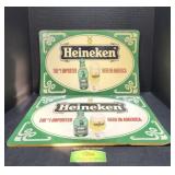 Heineken food placement mats