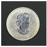 5 Dollars 2014 Elizabeth 2 Canadian Silver Dollar