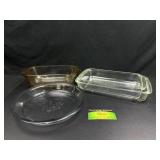 Glassware Bakedishes, Pyrex and Anchor Hocking